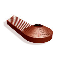 Fågelband Tegelröd 5 m Benders